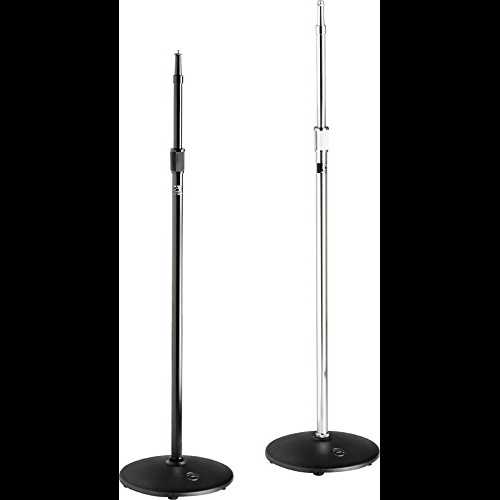ATLAS SOUND MS20E 高耐久マイクスタンド アイアンベース ブラック ATLAS SOUND MS20E Heavy Duty Microphone Stand, Iron Base, Black|Glomarket