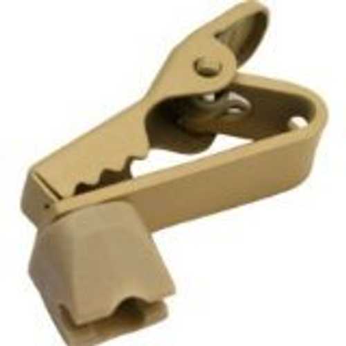 Shure RPM502 タン スイベル ラペルと WL50 用デュアル タイクリップ (各 2 個入り) Shure RPM502 Tan Swiveling Lapel and Dual Tie Clips for WL50 (Contains Two of Each)