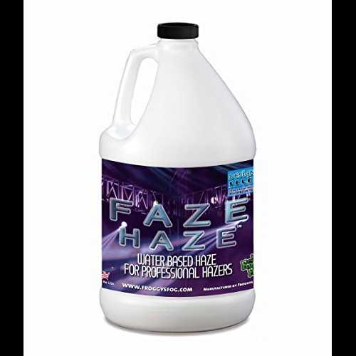 Froggys Fog - Faze Haze - Titan Hazer、Antari Fazer、Chauvet Hazer、Base Hazer Pro、Unique 2.1、Martin Hazer で使用するウォーターベース - 1 ガロン Froggys Fog - Faze Haze - Water Base for Use in Titan Hazers, Antari Faze