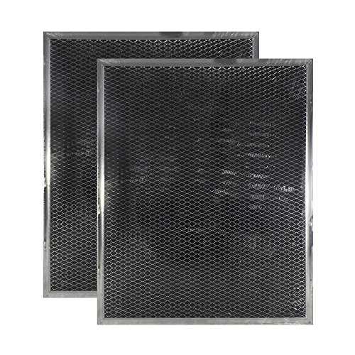2 パック エアフィルター 工場互換交換品 Broan BPSF30 99010308 QS WS 非ダクト対策 幅 10.82 インチ x 長さ 13.31 インチ x 厚さ 0.093 インチ レンジフードチャコールカーボンフィルター 2-Pack Air Filter Factory Compatible Replacement f