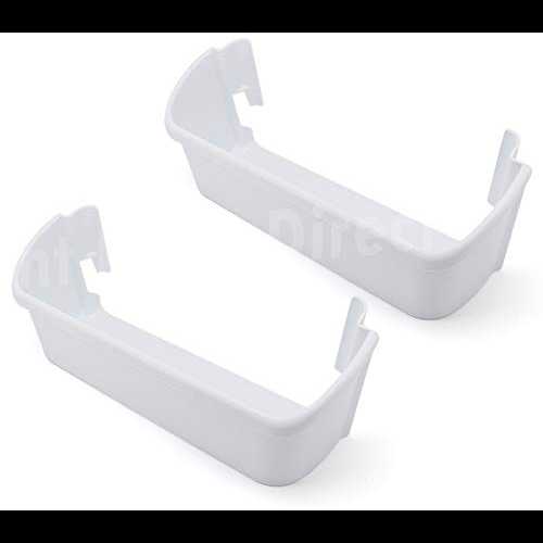 2パック 240323001 冷蔵庫交換用ドアビンサイドシェルフ Frigidaire Electrolux、Repalce 240323007、890954、AP2115741、AH429724、EA429724、PS429724-ホワイト用 Discount Parts Direct 2 Pack 240323001 Refrigerator Replacement Door Bin Side Shelf
