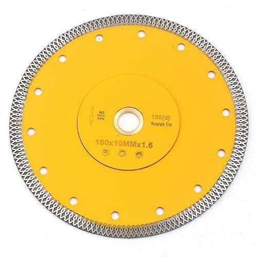 7 インチ超薄型ダイヤモンド鋸刃磁器タイル刃花崗岩大理石タイル切断用 (7) ostek 7 Inch Supper Thin Diamond Saw blade Porcelain Tile Blade for Cutting Granite Marbles Tiles (7)