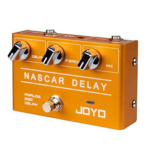 JOYO Analog Delay Effect Pedal Inspired by Classic BBD Deliver Warm Natural Sound Perfect for Sentimental Electric Guitar Solo (R-10)｜Glomarket