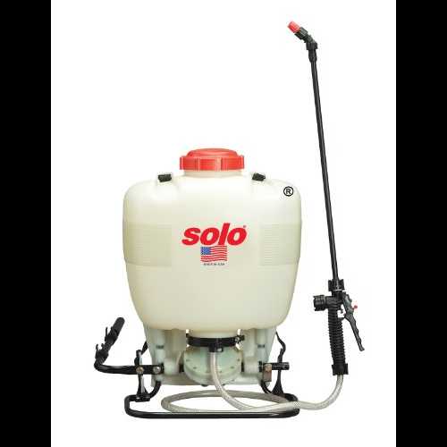 Solo 475-B ダイヤフラム ポンプ バックパック スプレーヤ、4 ガロン、耐漂白性ポンプ アセンブリ Solo 475-B Diaphragm Pump Backpack Sprayer, 4-Gallon, Bleach Resistant Pump Assembly