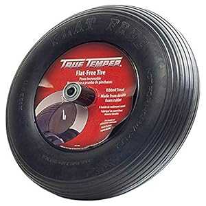 True Temper FFTCC 8 インチハブ リブトレッド付きノーフラット手押し車タイヤ、8 インチ、ブラック True Temper FFTCC 8 in. Hub Never Flat Wheelbarrow Tire with Ribbed Tread, 8-Inch,Black 18,044円