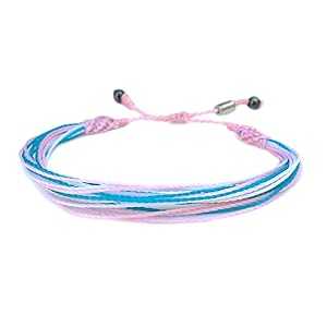 Transgender Pride Bracelet - Handmade LGBTQ Trans Visibility Day Flag MTF FTM Pride Woven String Bracelet by Rumi Sumaq