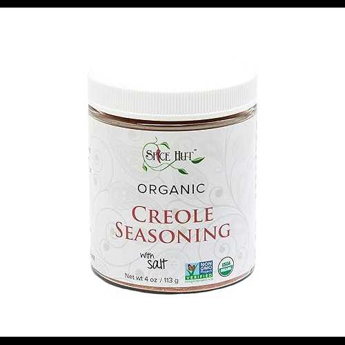 The Spice Hut Spice Hut - Creole Seasoning Organic, with Salt, Louisiana Dry Rub Spice Mix for Cooking Flavorful Jambalaya, Gumbo, BBQ, Southern-Style Food / All-Natural, Kosher, Gluten Free, Vegan, Keto -No MSG-画像
