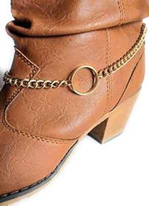 ゴールデン リング ウエスタン ブーツ ブレスレット チャンキー リンク 調節可能なチェーン 16 インチ Boot Jewelry Shop Golden Ring Western Boot Bracelet Chunky Link Adjustable Chain 16 Inch