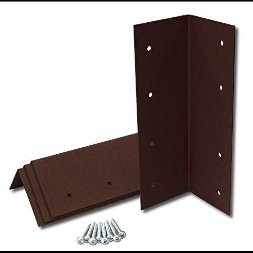 RMP ガーデンベッドコーナーブラケット - 4個セット - 10~15インチベッド RMP Garden Bed Corner Bracket - Set of Four - 10-15 Inch Bed