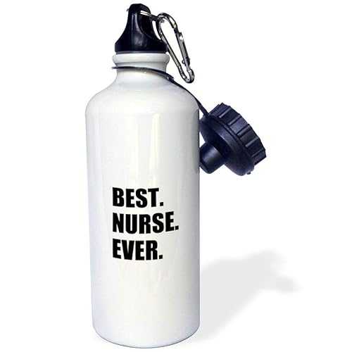 3dRose Best Ever-Worlds Greatest Staff Worker Fun Nurses Day Sports Water Bottle, 21Oz, Multicolored 4,680円