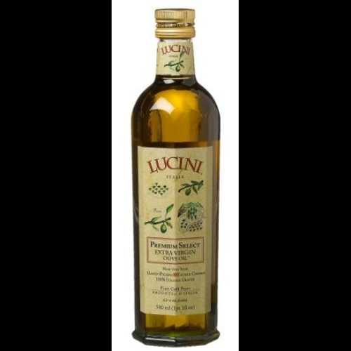 Lucini エキストラバージン オリーブオイル、プレミアムセレクト、17 オンス、ガラスボトル Lucini Extra Virgin Olive Oil, Premium Select, 17-Ounce, Glass Bottle