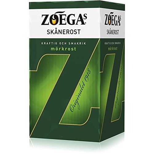 Zoega Skanerost - ダーク ロースト グラウンド フィルター コーヒー 450g - 2 個パック Zoega Skanerost - Dark Roast Ground Filter Coffee 450g - Pack of 2