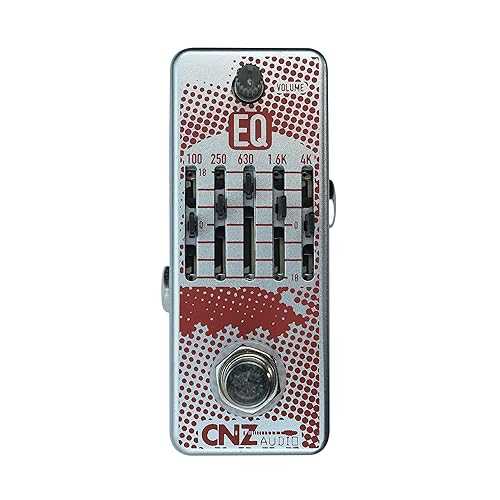 CNZ Audio EQ - イコライザー ギター エフェクト ペダル、トゥルー バイパス CNZ Audio EQ - Equilizer Guitar Effects Pedal, True Bypass|Glomarket