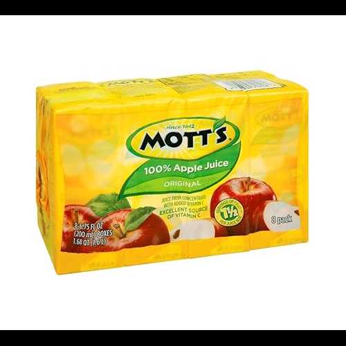 モッツ 100%りんごジュース オリジナル 8本入(4本入) Mott's 100% Apple Juice Original 8 pk (Pack of 4)