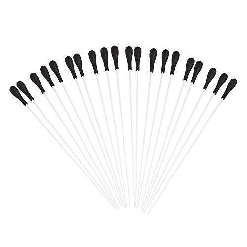 Lovermusic Lovermusic ファイバーグラス音楽指揮者オーケストラ合唱バトン ブラックハンドル付き 20個パック lovermusic Lovermusic Fibre Glass Music Conductor Orchestra Choral Baton with Black Handle Pack of 20