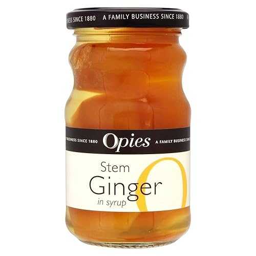 オピエス ステムジンジャー シロップ漬け (280g) - 2個パック Opies Stem Ginger in Syrup (280g) - Pack of 2