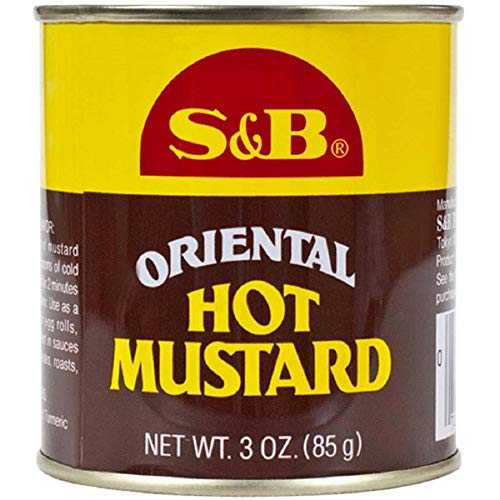 S&B - ホットマスタードパウダー 3.0 オンス (5個入り) S & B S&B - Hot Mustard Powder 3.0 Oz. (Pack of 5)