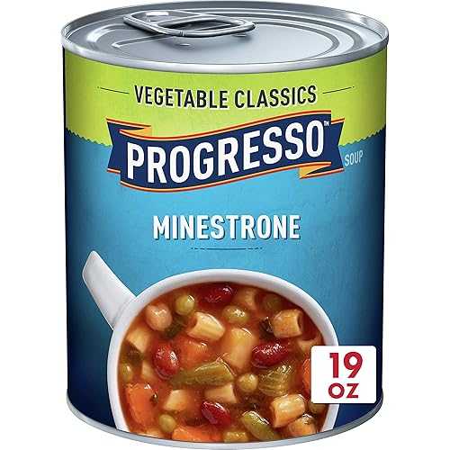 Progresso Soup、ベジタブルクラシック、ミネストローネスープ、19オンス缶(6個パック) Progresso Soup, Vegetable Classics, Minestrone Soup, 19 oz Cans (Pack of 6)|Glomarket