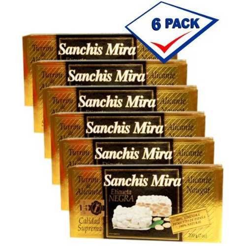 ??? ?? ?? ? ???? 198.45 g. 6? ? Sanchis Mira Turron de Alicante 7 oz. Pack of 6