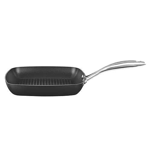 Scanpan Pro IQ 10.5 Square Grill Pan - Easy-to-Use Nonstick Cookware - Dishwasher, Metal Utensil \u0026 Oven Safe - Made by Hand インチ Denmark