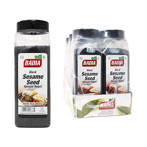 Badia 黒ごまシード、16 オンス (6 個パック) Badia Black Sesame Seed, 16 Ounce (Pack of 6)