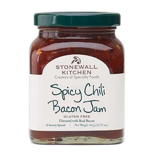 Stonewall Kitchen Spicy Chili Bacon Jam 12.5 Ounces