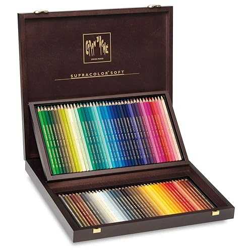 Caran d\u0027Ache Supracolor, Wooden Box 80 Pencil, s (3888.480)