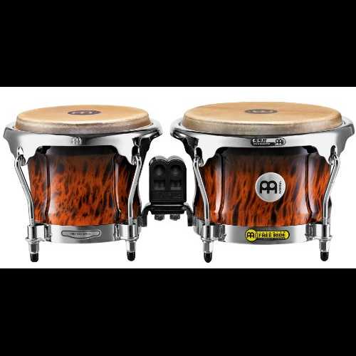 Meinl Percussion FWB400BB フリーライド シリーズ ウッド ボンゴ、ブラウン バール フィニッシュ Meinl Percussion FWB400BB Free Ride Series Wood Bongos, Brown Burl Finish｜Glomarket