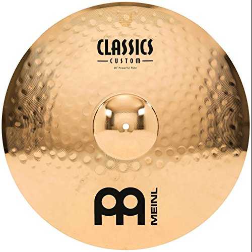 Meinl 20 インチ パワフル ライド シンバル - クラシック カスタム ブリリアント - ドイツ製、2 年保証 (CC20PR-B) Meinl Cymbals Meinl 20\