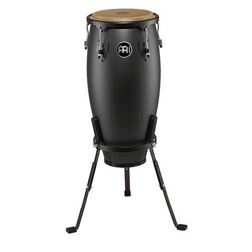 Meinl Percussion HC11PBK-M ヘッドライナー デザイナー シリーズ 11 インチ Quinto バスケット スタンド付き ファントム ブラック Meinl Percussion HC11PBK-M Headliner Designer Series 11-Inch Quinto with Basket Stand, Phantom Black