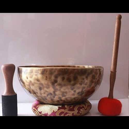 12 Inch Yogi Carving Singing Bowl | Handmade Seven Metal Tibetan Singing Bowl-Hand Hammered Himalayan Singing Bowls By Singing Bowl Nepal(SBN)