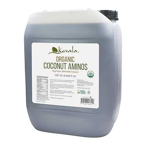 Kevala Organic Coconut Aminos - 55 LB - 640 FL OZ - Bulk