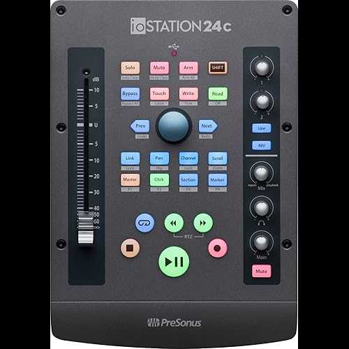 PreSonus ioStation 24c 2x2, 192 kHz, USB Audio Interface and Production Controller with Studio One Artist and Ableton Live Lite DAW Recording Software｜Glomarket 44,480円