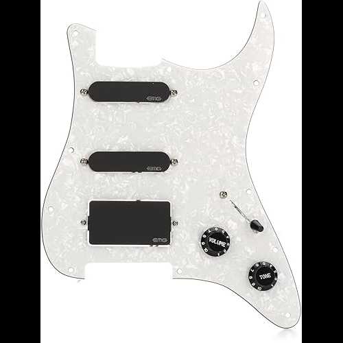 EMG KH20 Pro シリーズ カーク ハメット アクティブ ピックアップ ワイヤード ギター ピックガード セット EMG KH20 Pro Series Kirk Hammett Active Pickup Prewired Guitar Pickguard Set