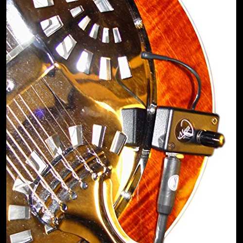 Myers Pickups のフレキシブルなマイクログースネックを備えたレゾネーター ギター ピックアップ Resonator Guitar Pickup with Flexible Micro-Gooseneck by Myers Pickups