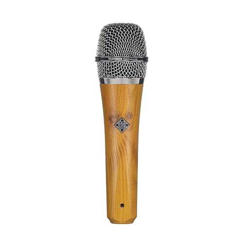 Telefunken M80 | High-Quality Hand-Held Cardioid Microphone Custom Finish Dynamic Series with Wider Frequency Response and Higher-than-Normal SPL Capabilities (Oak)