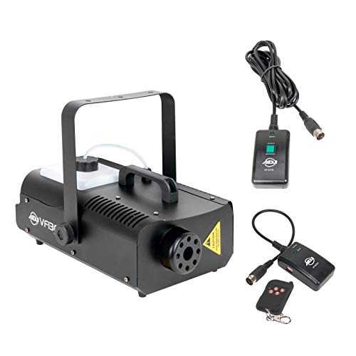 American DJ 1300 ワット 2.3 L タンクモバイルフォグマシン リモコン付き | VF1300 ADJ Products American DJ 1300 Watt 2.3 L Tank Mobile Fog Machine w/ Remote Controls | VF1300