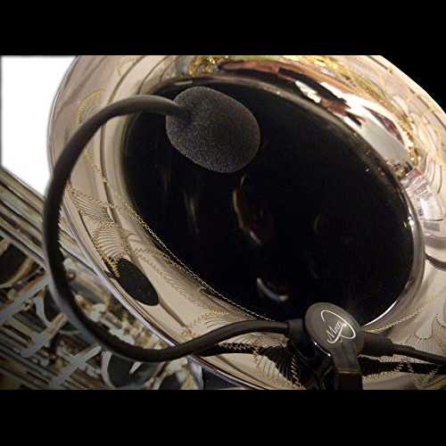 The Feather Saxophone Pickup with Flexible Micro-Gooseneck by Myers Pickups