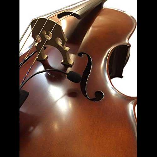 マイヤーズピックアップによる柔軟なマイクログースネックを備えたフェザークラシックチェロマイク The Feather Classical Cello Microphone with Flexible Micro-Gooseneck by Myers Pickups