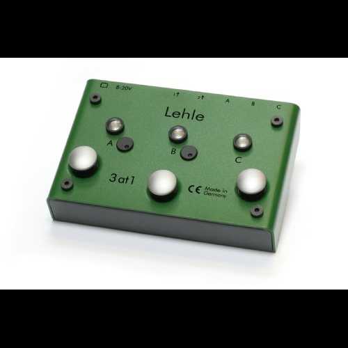 Lehle 3 at 1 ステレオ楽器スイッチャー Lehle 3 at 1 Stereo Instrument Switcher