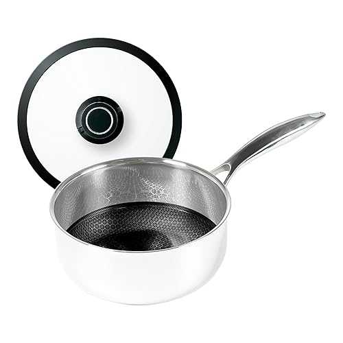 片手鍋 Black Cube Quick Release Cookware, Saucepan with Lid, 8-Inch/2.5 Quart
