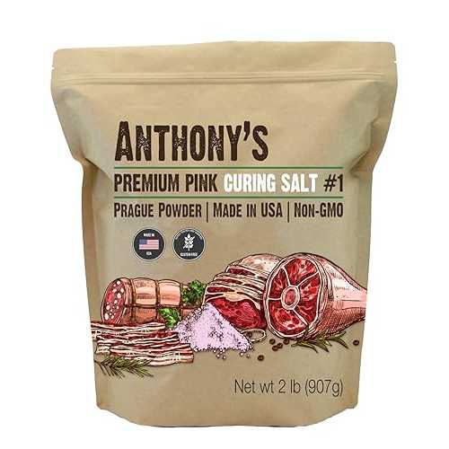 その他 Anthony's Pink Curing Salt No.1, 2 lb, Gluten Free, Prague Powder, Made in USA