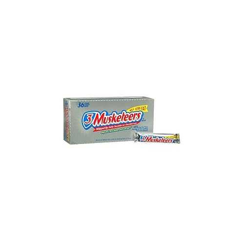 三銃士 ミルクチョコレートバー (400030) 2.13 オンス (36 個パック) 3 Musketeers Milk Chocolate Bar (400030) 2.13 oz (Pack of 36)