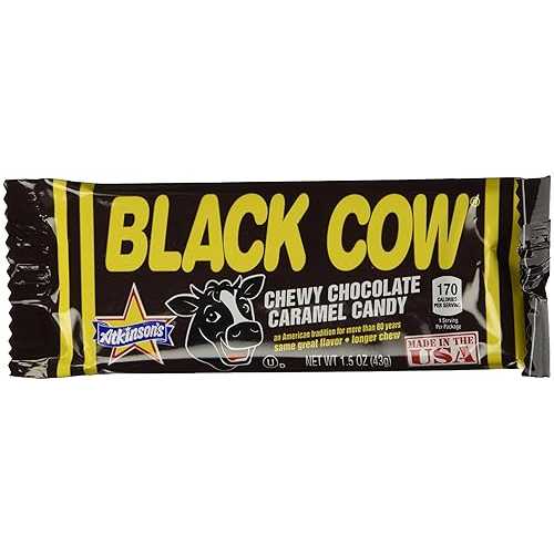 BLACK COW Chocolate Caramel 24count 1.5oz Bars