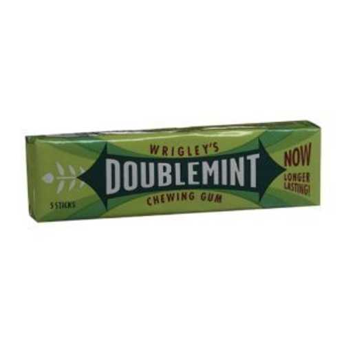 リグレーズ ダブルミント チューインガム 5 スティックパック 40 個 (2 個パック) Wrigley's Wrigleys Doublemint Chewing Gum 5 Stick Packs 40 count (Pack of 2)