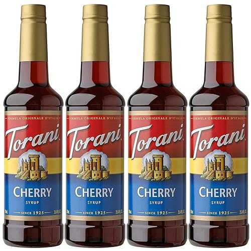 Torani Syrup, Cherry, 25.4 Ounces (Pack Of 4)