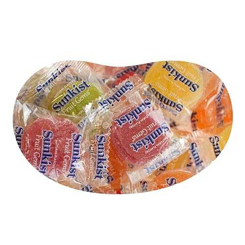 Jelly Belly Sunkist Fruit Gems (Wrapped) ? 10 lbs bulk