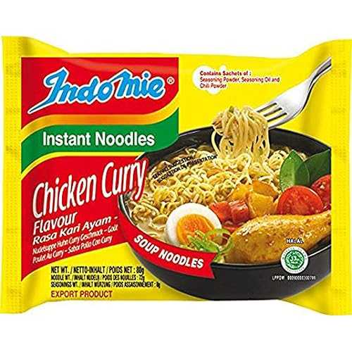 その他 Indomie Instant Soup Noodles/ Chicken Curry Flavour / Total 10 packs x 74g