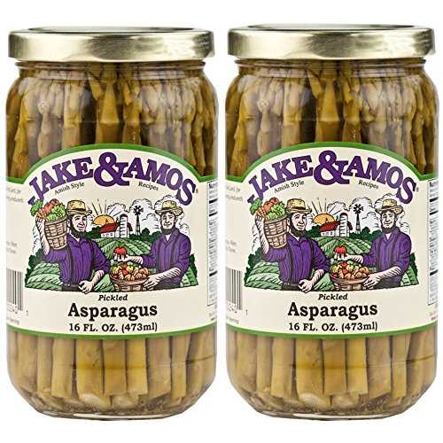ジェイク＆エイモス - アスパラガスのピクルス / 2 - 16 オンス 瓶 Jake & Amos - Pickled Asparagus / 2 - 16 Oz. Jars