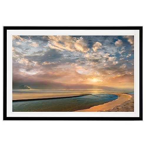 写真 Renditions Gallery Changing Tides Scenic Art Framed Coastal Artwork Nature Photograhy Landscape Pictures Canvas Prints Wall Decor
